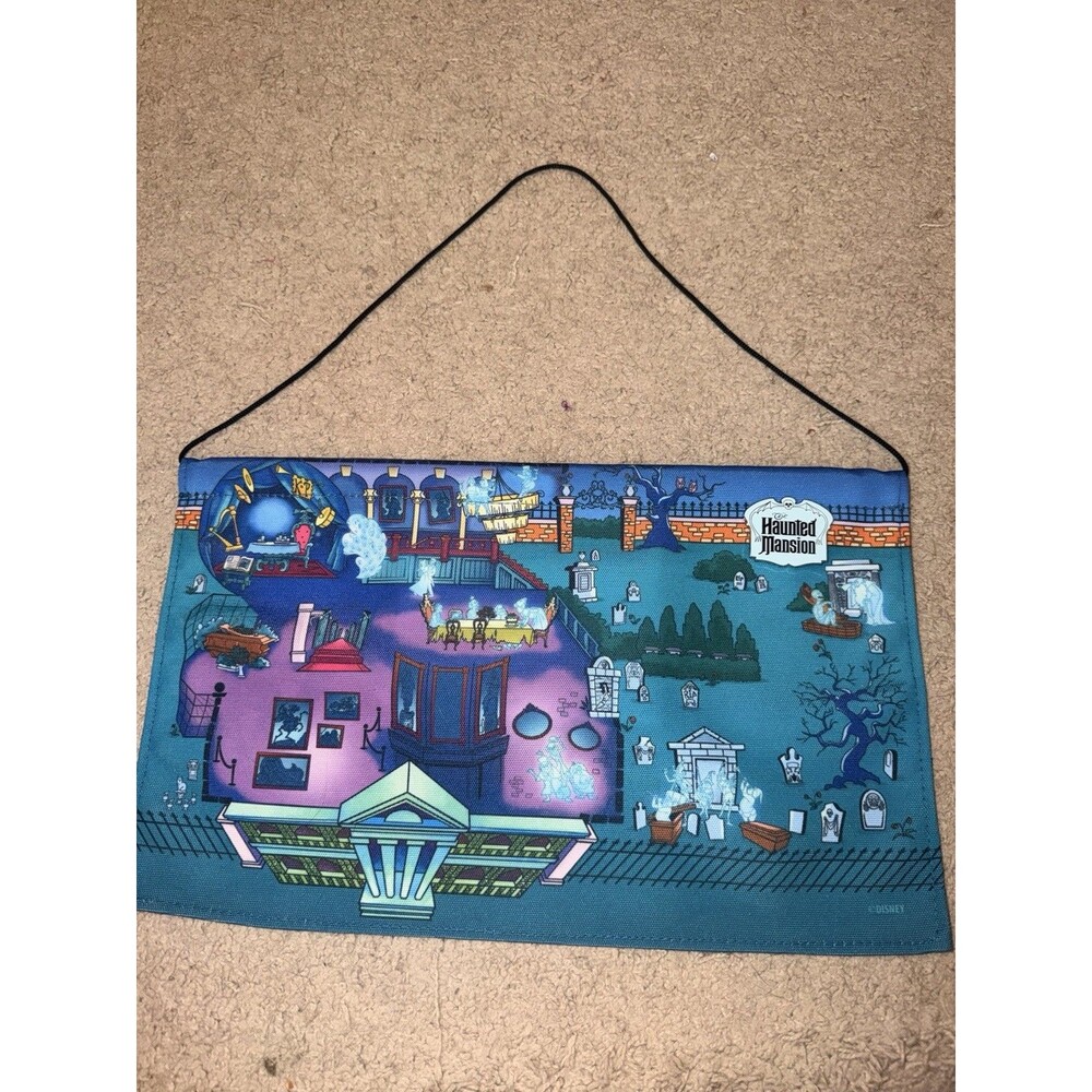 Disney WDI MOG D23 Expo Haunted Mansion Map Tiny Kingdom LE 450 W/ Starter Pin